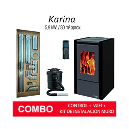 Estufa a Pellet Karina 5.9 KW