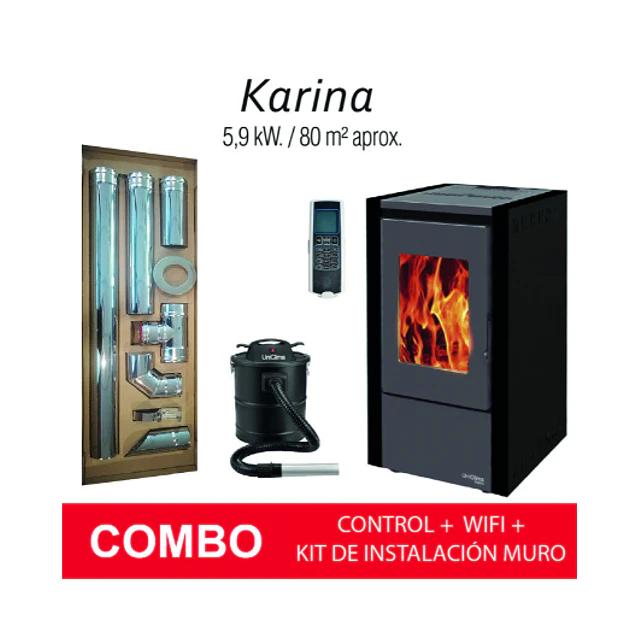 Estufa a Pellet Karina 5.9 KW