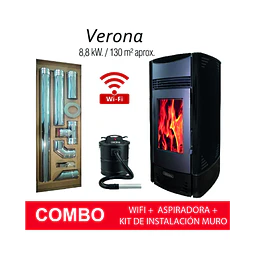 Estufa a Pellet Verona 8.8 KW