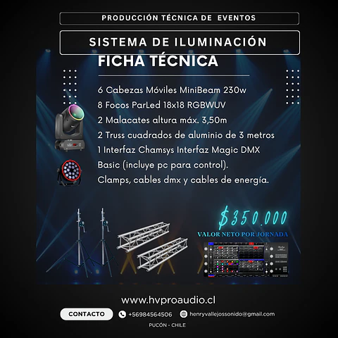 Servicio de Iluminación para Eventos