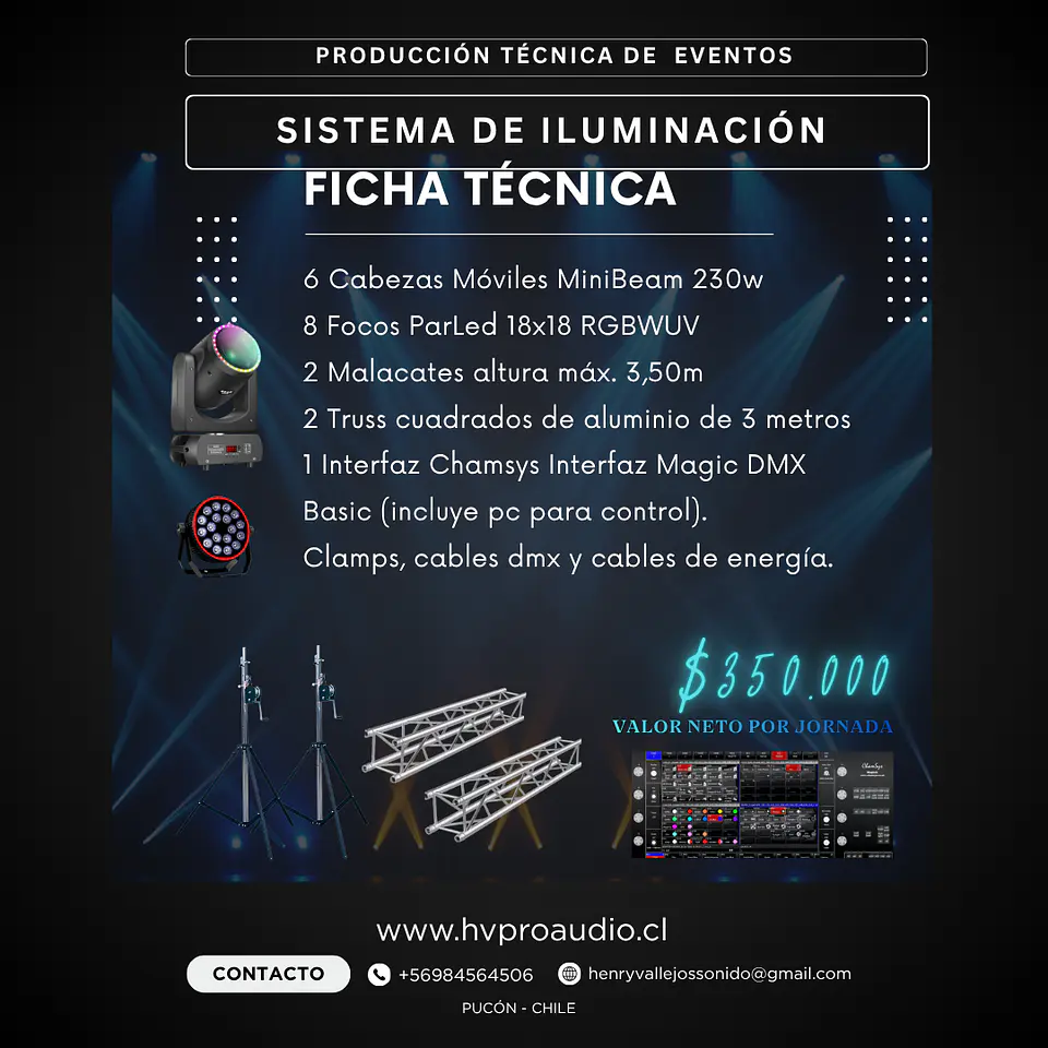 Servicio de Iluminación para Eventos 1