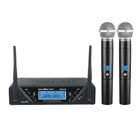 Micrófono Inalámbrico Vocal Uhf Dual Soundbarrier Tone 16d