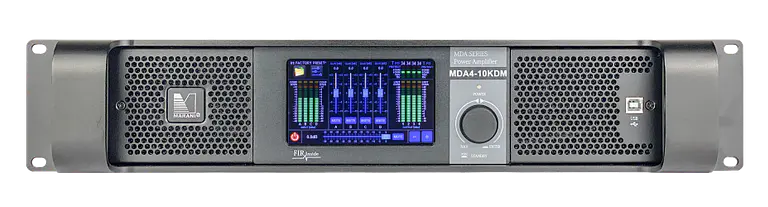 MDA-KDM puertos Ethernet, DANTE, entradas AES3