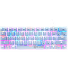 Teclado Mecánico 60% White Rebel Red Switch 