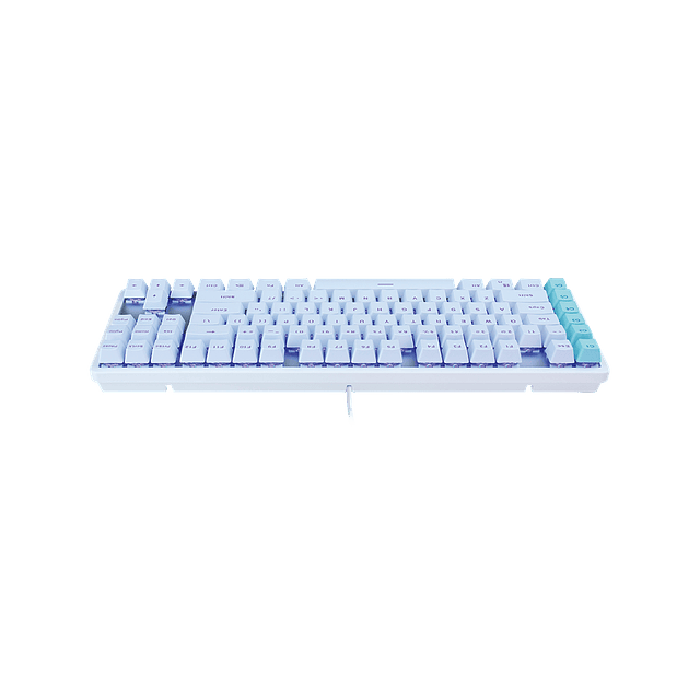 Teclado Mecánico TKL White Rebel L Brown Switch