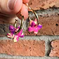Mini flor_Multicolor💜+ Argolla Dorada - Miniatura 2