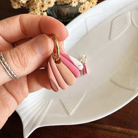 🌸 Arito Colección “Moca” – Pétalos Rosados