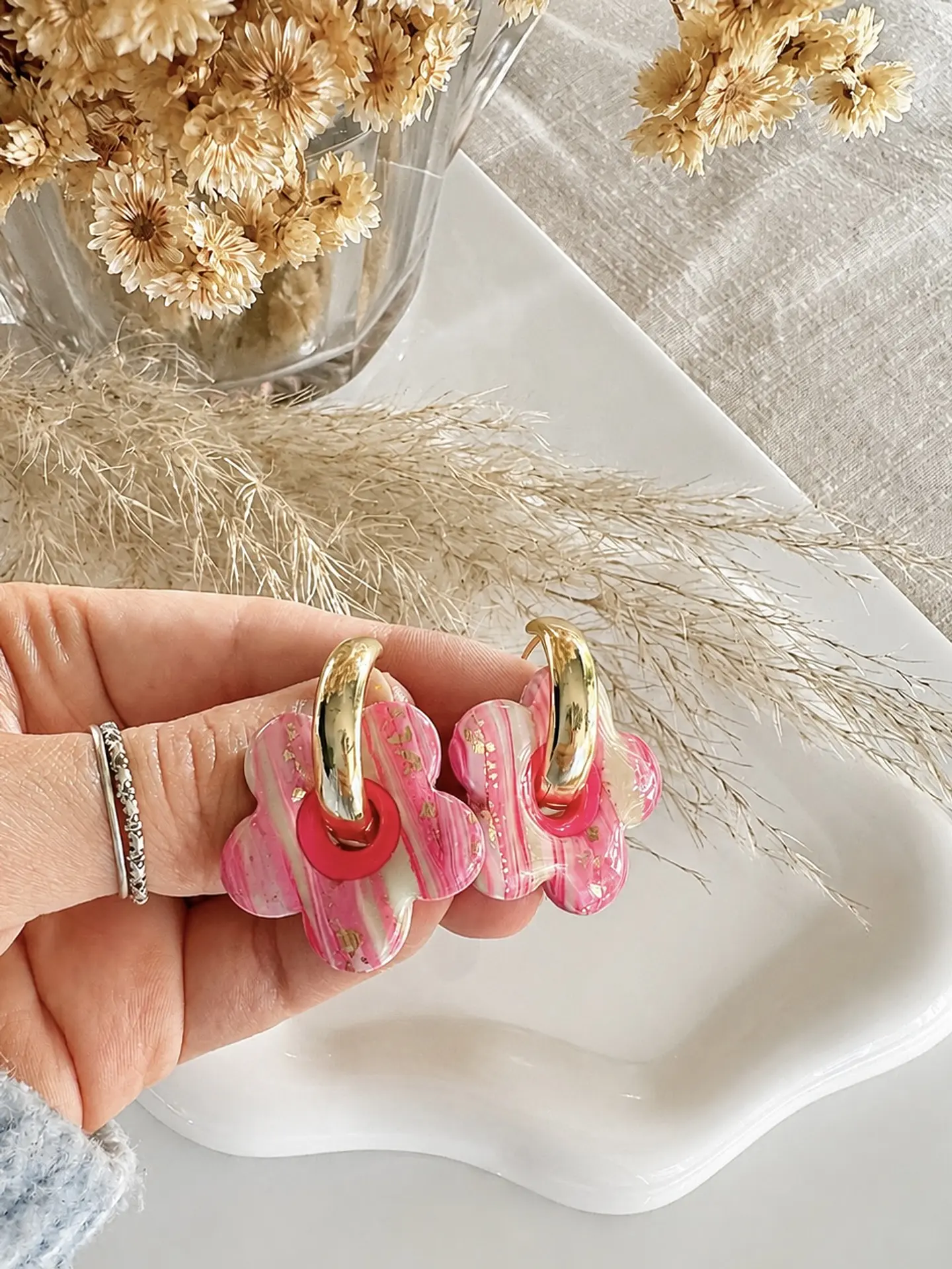 🌸 Charm Flor Rosa Candy 🌸 4