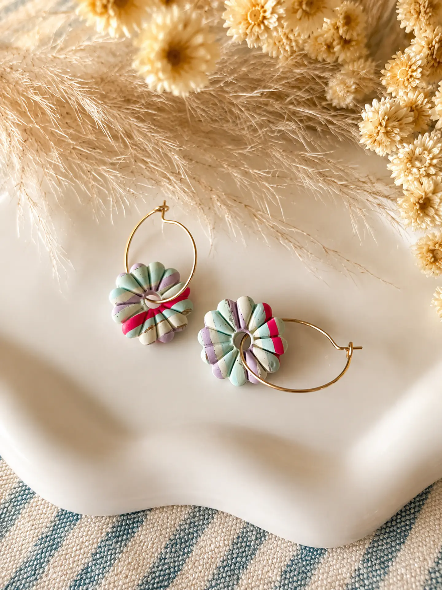 🌸 Flor Pastel Charm Reversible - Mini 1