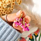 Mini flor_Multicolor💜+ Argolla Dorada - Miniatura 1