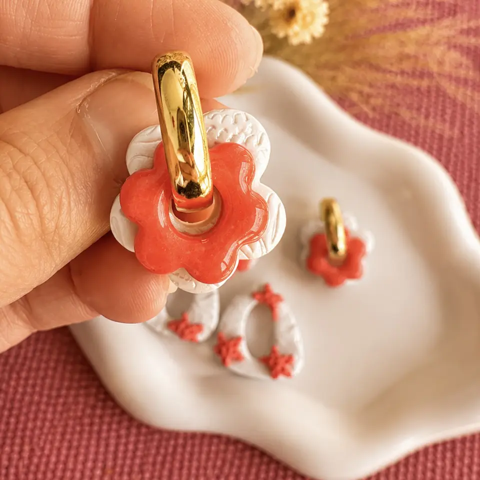 Pack de Charms Intercambiables Coral de Verano ⭐🌺 4