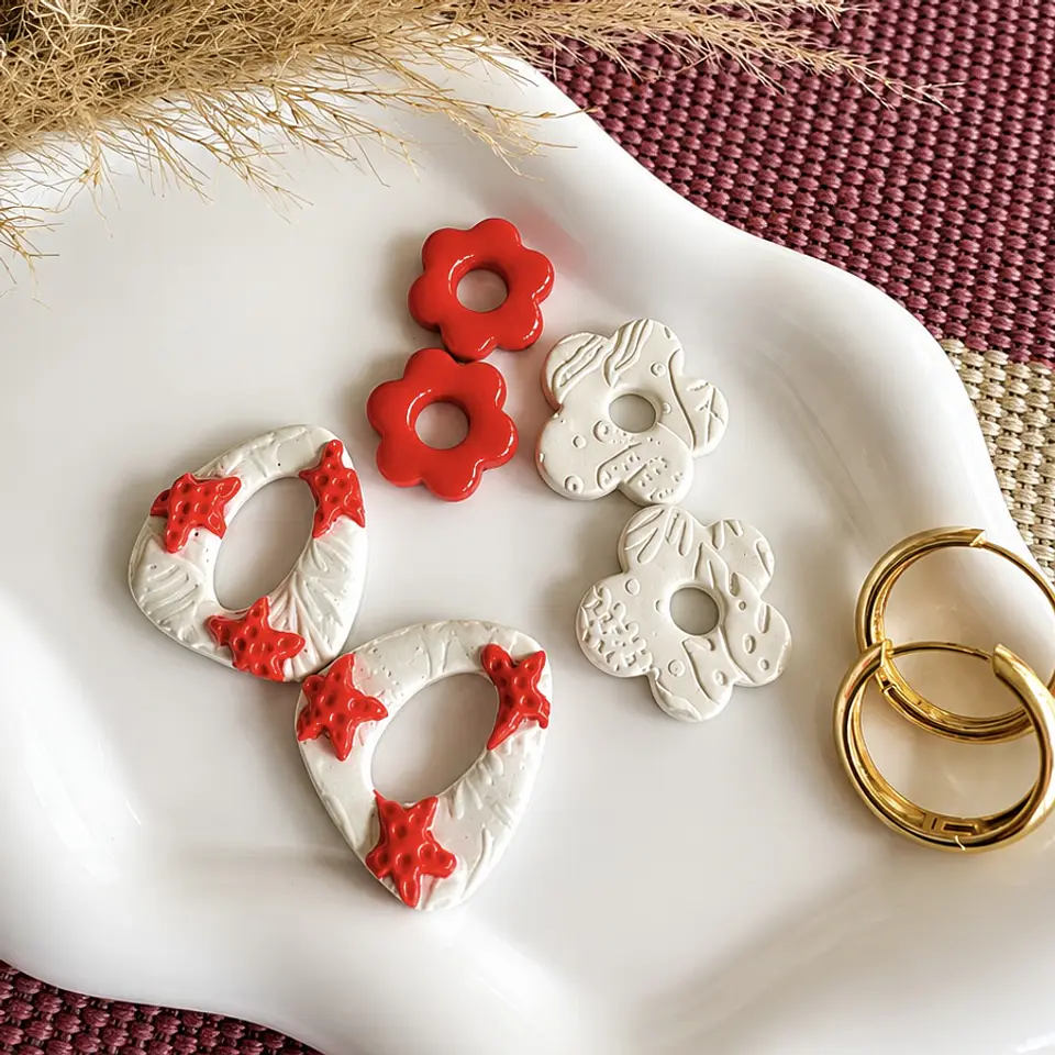 Pack de Charms Intercambiables Coral de Verano ⭐🌺 1