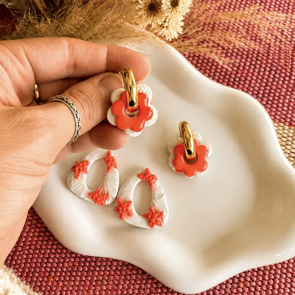 Pack de Charms Intercambiables Coral de Verano ⭐🌺 6