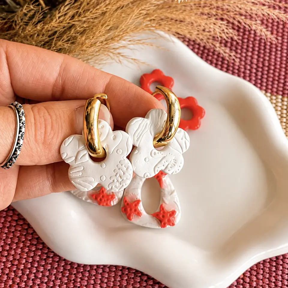 Pack de Charms Intercambiables Coral de Verano ⭐🌺 7
