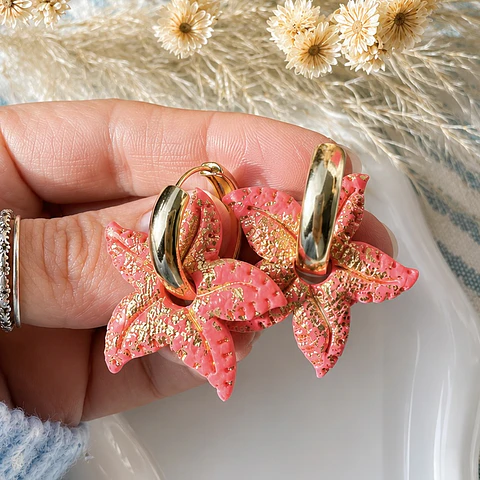 CHARM Flor Coral Brillante ✨🌺