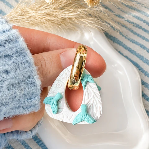 CHARM Colitas de Ballena Turquesa 🐋🌊