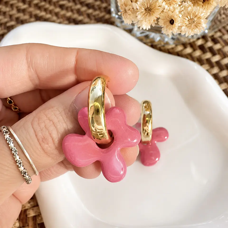 Charm Flor de Abril 🧡 Diferentes colores 2