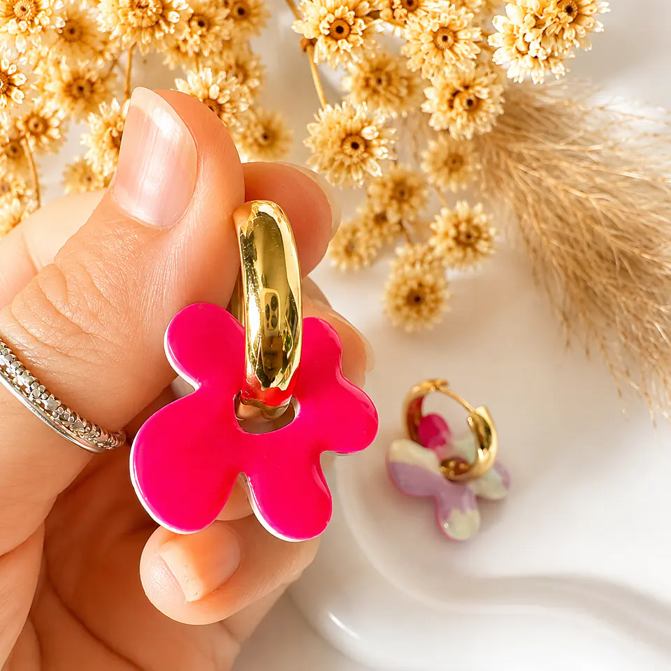 Charm Flor de Abril 🧡 Diferentes colores 9