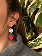 🍓🌼 Aritos Pegaditos Margarita & Frutilla - Miniatura 2