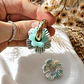 🌿💙 Charm Flor Aguamarina - Miniatura 4