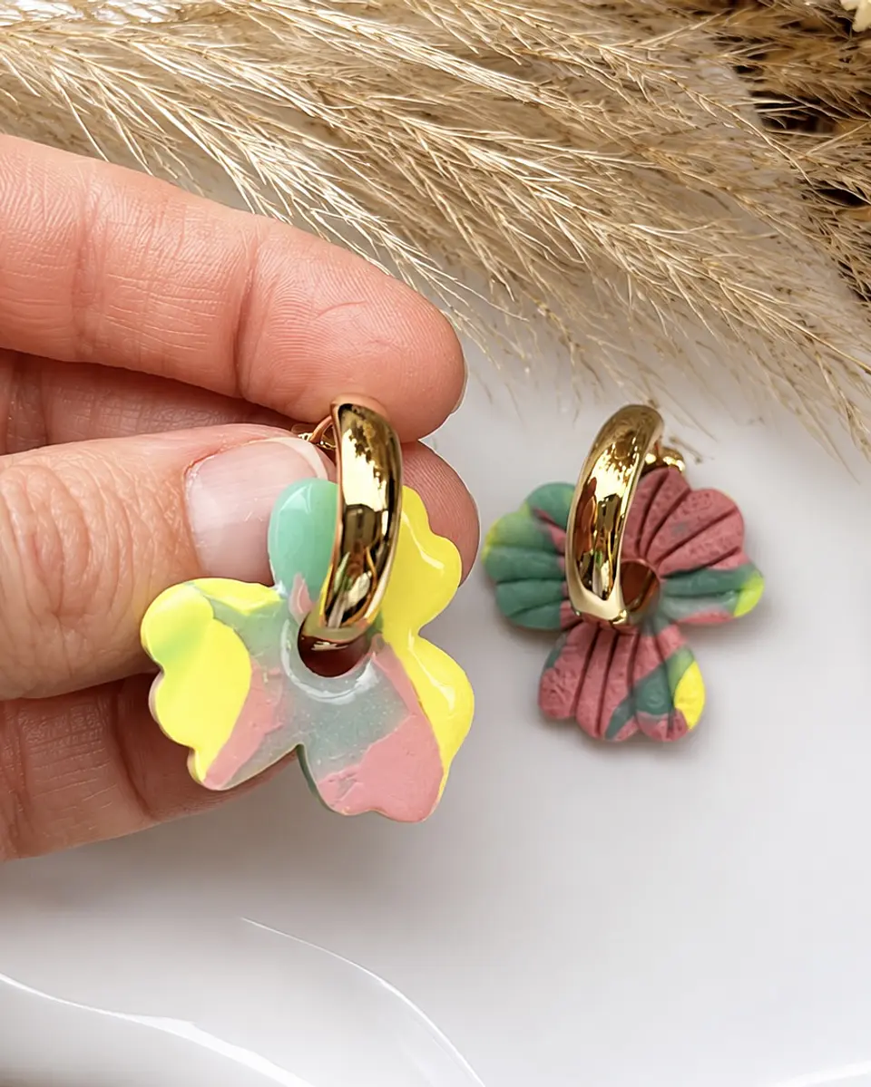 Charm Flor Primavera 💛🩵 3