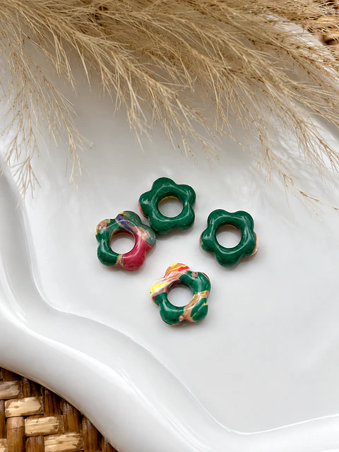 Charm Flor Esmeralda Mini Mini 🪲