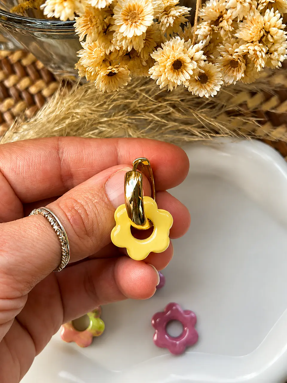 Charm Flor Mini Colores 3