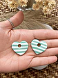 Charm Corazón Rayas Menta 🩵 - Miniatura 3