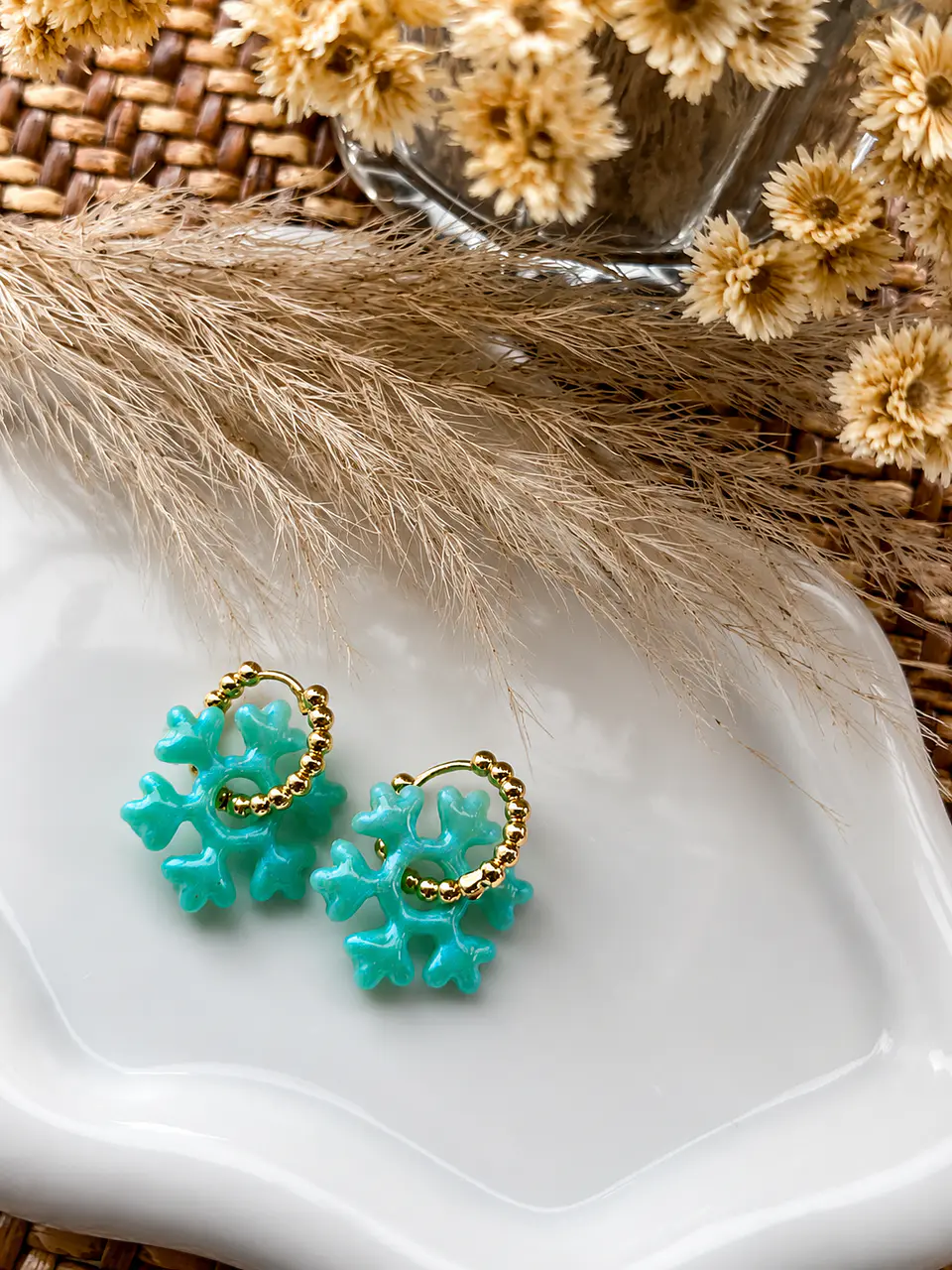 Charm Copo de Nieve Turquesa ❄️ 2