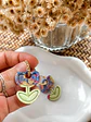 🌷 Charm Flor Tulipan Acuarela azul🌷 - Miniatura 3