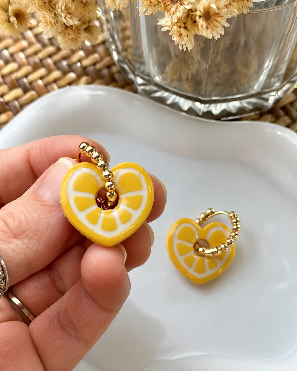 🍋 Charm Corazón Limón 🍋 1