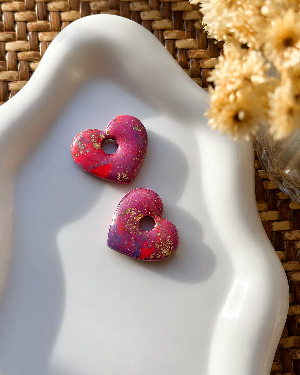 💗 Charm Corazón Fucsia 💗  3