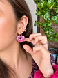 💗 Charm Corazón Fucsia 💗  - Miniatura 4