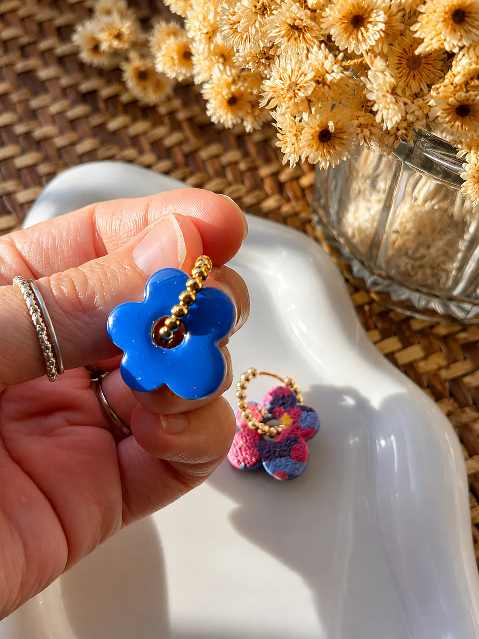 🌸 Charm Flor Anua Azul Reversible 🌸 2