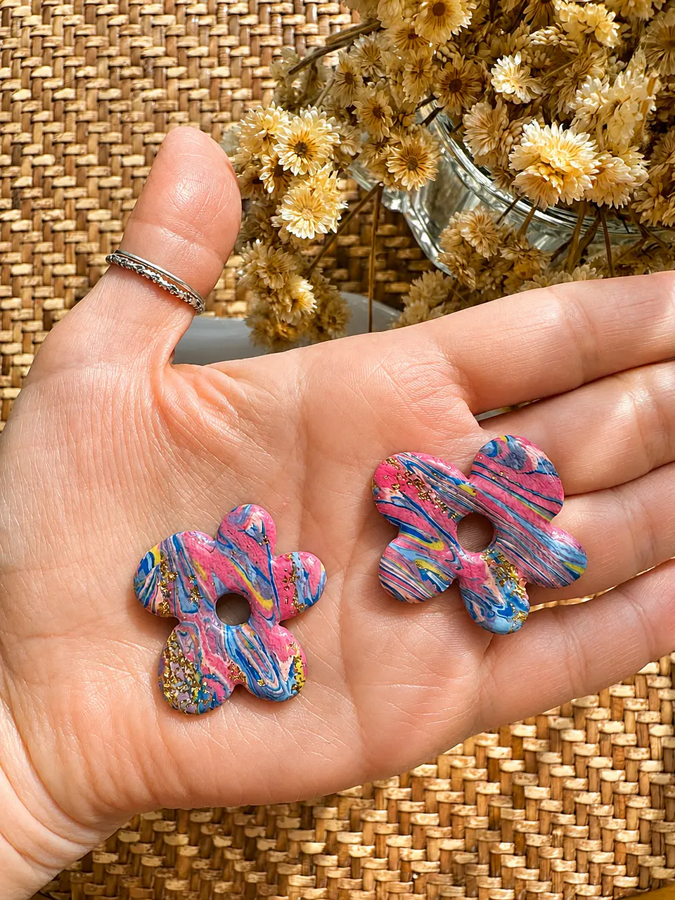 🌸 Charm Flor Marmolada Multicolor 🌸 1
