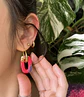 💗 Charm Eslabón Fucsia y Lila 💜 Tamaño S - Miniatura 1