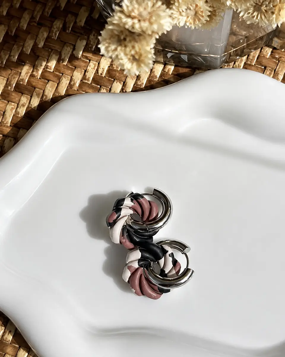 🐆 Charm Flor Espiral Reversible 🐆 2