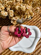 🐆 Charm Flor Borgoña Reversible 🐆 - Miniatura 1