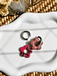 🐆 Charm Flor Rosa Animal Print Reversible 🐆 - Miniatura 4