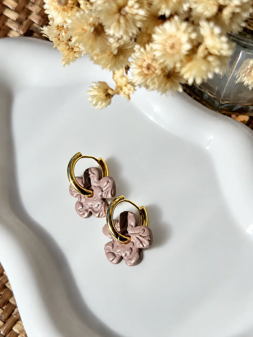 🌺 Charm Flor Rosa Nude 🌺  2