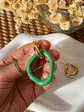 💚 Charm Aro Orgánico Verde 💚 - Miniatura 1