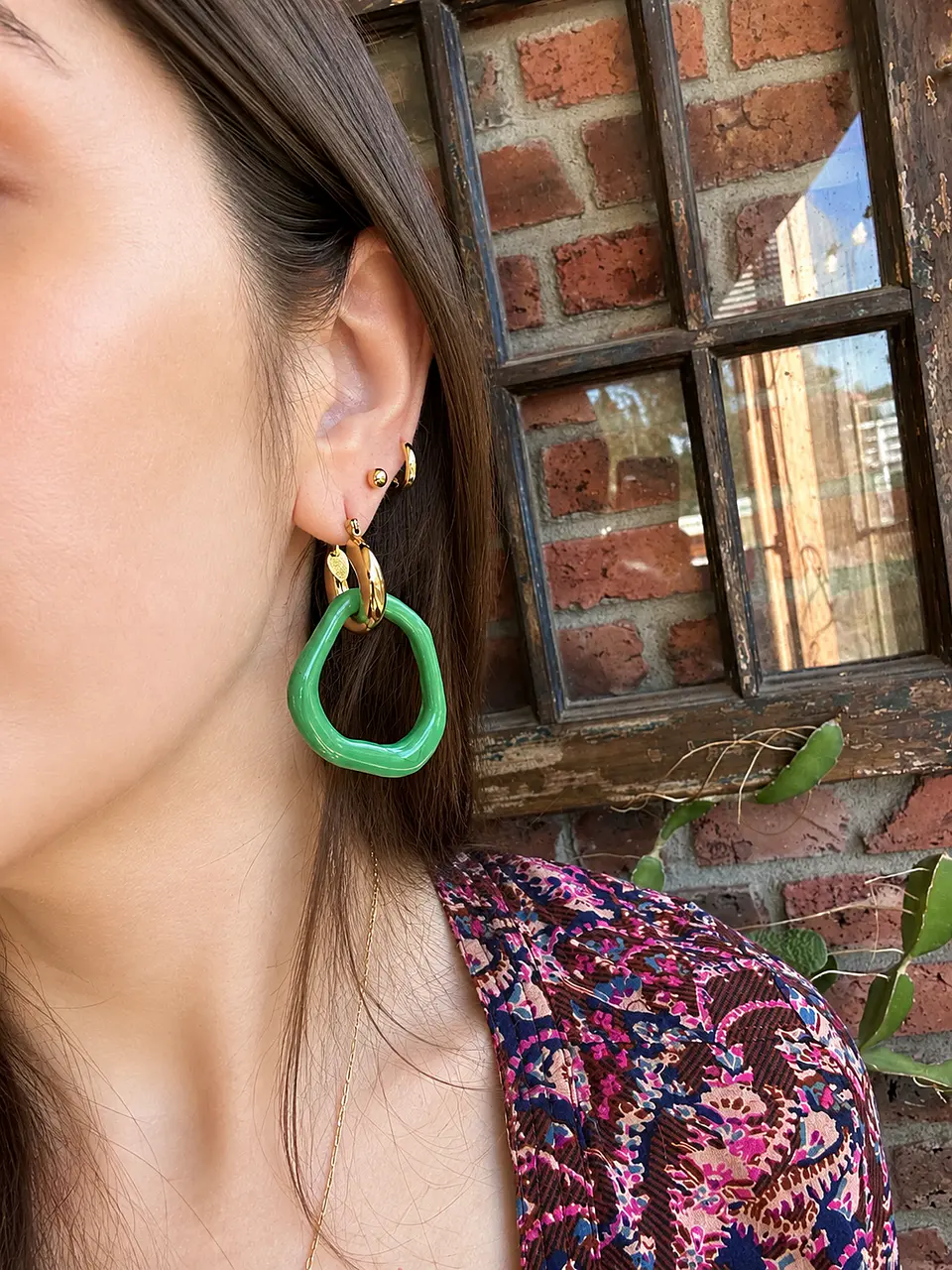 💚 Charm Aro Orgánico Verde 💚 3