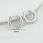 ✨ Argollas Base Intercambiables color plata - Miniatura 1