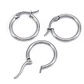 ✨ Argollas Base Intercambiables color plata - Miniatura 4