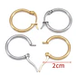 ✨ Argollas Base Intercambiables color plata - Miniatura 5