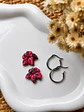 🐆 Charm Flor Animal Print Borgoña_2 🐆 - Miniatura 2