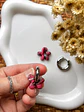 🐆 Charm Flor Animal Print Borgoña_Mini 🐆 - Miniatura 1