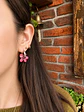 🐆 Charm Flor Animal Print Borgoña_Mini 🐆 - Miniatura 2