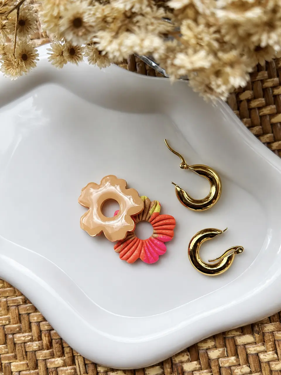 🌸 Charm Flor Rayada Tropical 🌸 2
