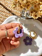 🌸 Charm Flor Lila Tornasol 🌸 - Miniatura 2